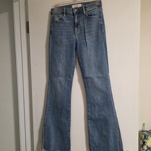 Classic Blue Flare Jeans for Women